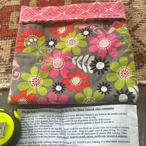 Floral Microwave Potato Bag never used